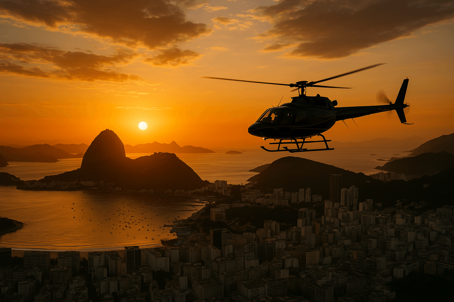 Vista aérea do Rio de Janeiro